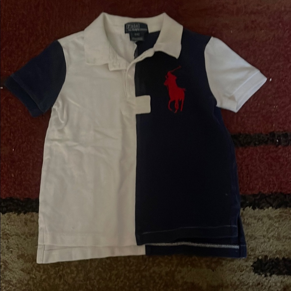 Ralph Lauren Kids' Polo in Navy, White, and Red